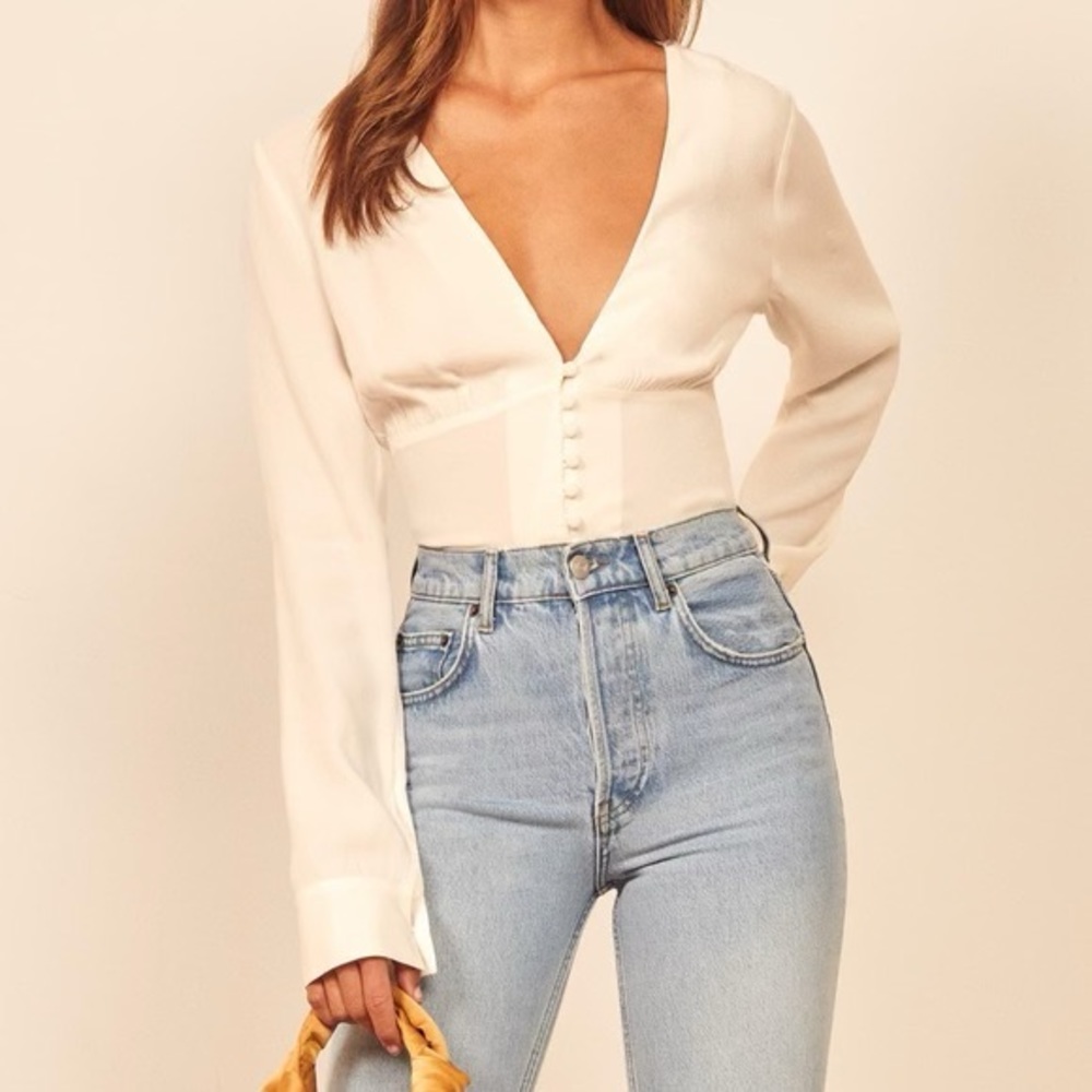 REFORMATION Fulham Top